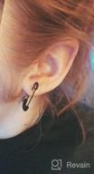 img 1 attached to Punk Goth Stainless Steel Safety Pin Cartilage Earrings For Women Girls - Stylish 90S Hoop Earrings Collection That Won'T Fade - Ideal Fashion Accessory For BFFs And Moms review by Geoff Gunnmann