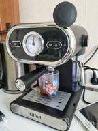img 1 attached to Rozhkovy coffee maker Kitfort KT-702, black review by Micha Dbrowski ᠌