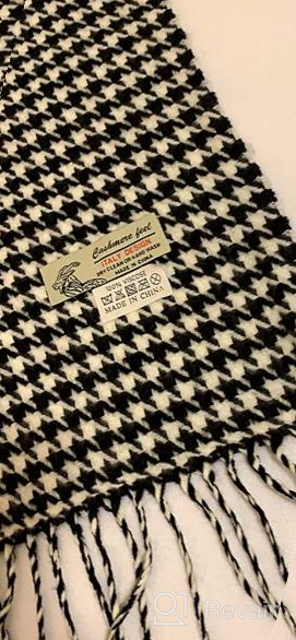 img 1 attached to Unisex Cashmere Feel Winter Scarf - Achillea Soft & Warm Tartan Plaid Checked review by Jemar Lorenzo