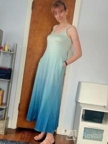 img 6 attached to Plus Size Sleeveless Maxi Dress For Women With Pockets - Casual And Comfortable
