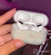 img 1 attached to Hamile Compatible With AirPods Pro Case Cute Protective Cover Shockproof Hard Case For Apple Airpods Pro 3RD Charging Cases (2019), AirPods Accessories Keychain (LED Visible) - Dream Snow review by Piyush Ventura
