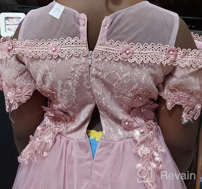 img 1 attached to Magical Princess Flower 👸 Communion Dresses for Girls' Wedding Attire review by Alicia Evans