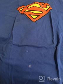 img 4 attached to Мужская футболка ярко-синего цвета с классическим логотипом Супермена из комиксов «DC Comics»
