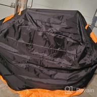 img 1 attached to Protect Your Grill From The Elements With Gulrear Waterproof BBQ Cover - 58 Inch With Adjustable Straps And Waterproof Zipper review by Lawrence George