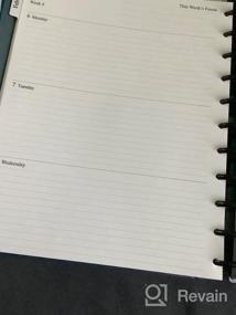 img 5 attached to 2023 Weekly Discbound Notebook Refills With Monthly Tabs | Letter Size 8-1/2" X 11