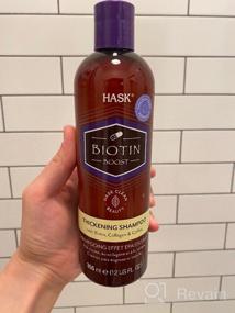img 6 attached to Hask Biotin Boost Thickening Shampoo with Biotin, Collagen and Coffee