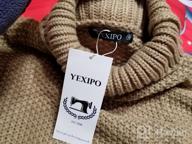 img 1 attached to 👗 Cozy and Stylish: YEXIPO Women's Turtleneck Oversized Sweaters for a Fashionable Winter Look review by Giles Lacoste