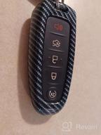 img 1 attached to Lincoln Ford 5 Button Smart Key Case Shell Protector Jacket - Gray review by Angel Serafini