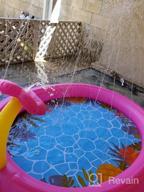 img 1 attached to 68-Inch Tepsmigo Splash Pad: The Ultimate Summer Water Fun For Girls review by Antonio Fox