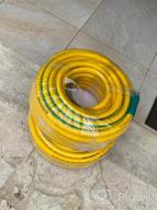 img 1 attached to SuperHandy Garden Water Hose 5/8" Inch X 50' Foot Heavy Duty Premium Commercial Ultra Flex Hybrid Polymer Max Pressure 150 PSI/10 BAR With 3/4" GHT Fittings review by Haji Anderson