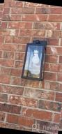 img 1 attached to MAXvolador Outdoor Wall Lantern, Exterior Waterproof Wall Sconce Light Fixture, Dark Chocolate Anti-Rust Wall Light With Clear Glass Shade, E26 Socket Wall Mount Lamp For Porch(Bulb Not Included) review by John Ghattamaraju