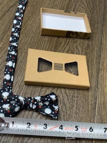 img 6 attached to 🎀 Stylish Spring Notion Christmas Boys' Accessories: Printed Microfiber Bow Ties and More!