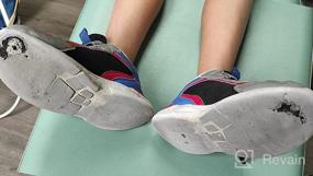 img 6 attached to Ultimate Breathable Kids Sneakers: Lightweight Boys & Girls Mesh Shoes for Non-Slip Casual Comfort