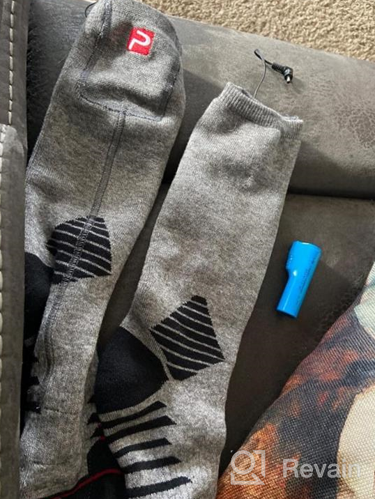 img 1 attached to Unisex PROSmart Rechargeable Electric Heated Socks With Battery Pack For Men And Women review by Kevin Ayala