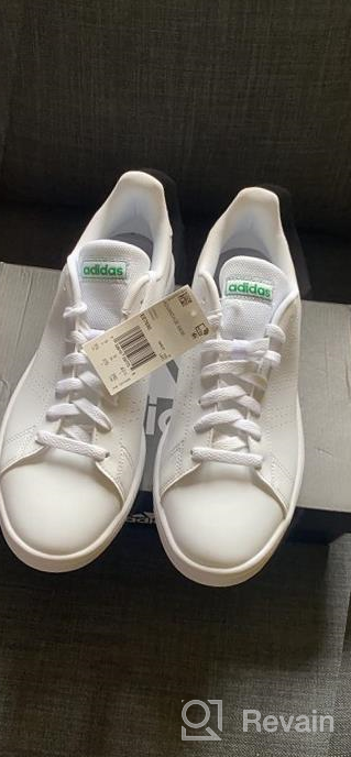 img 1 attached to 🎾 Adidas Advantage Tennis Shoes: Classic White with a Pop of Green review by Anthony Cano