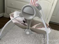 img 1 attached to 6-Speed Portable Baby Swing With Music - Flora The Unicorn (Pink) | Ingenuity Comfort 2 Go Compact For Travel, 0-9 Months review by Kevin Mckechnie