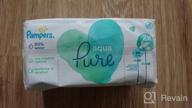img 1 attached to Pampers Aqua Pure Wipes: Four-Pack for Gentle and Effective Baby Care review by Airi Ohtsuka ᠌