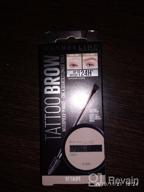 img 2 attached to Maybelline New York Tattoostudio Brow Pomade: Long-Lasting, Buildable Soft Brown Eyebrow Makeup (0.106 Oz) review by Aneta Sodzik ᠌