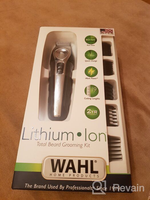 img 1 attached to Wahl Lithium Ion Total Beard Trimmer with 13 Guide Combs for Effortless Grooming – Model 9888 review by Arina Foliez ᠌