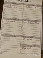 img 1 attached to Efficiently Organize Your Week With 321Done Weekly Checklist Notepad - 50 Tear-Off Sheets Of Planning Pad - Stay On Top Of Your To-Do List - Simple Script Design - Made In USA review by Greg Birchfield