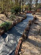 img 1 attached to Premium Heavy Duty Weed Barrier Fabric - 6.5FTx300FT With High Permeability For Flower Bed And Geotextile Underlayment review by Peggy Petty
