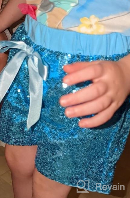 img 1 attached to Cilucu Toddler Girls Sequin Shorts With Sparkles On Both Sides review by Bob Boan