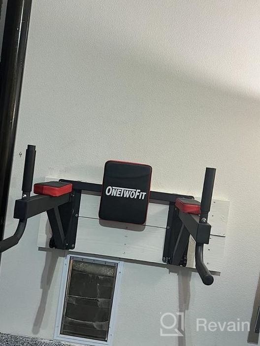 img 1 attached to Get Fit With ONETWOFIT Wall Mounted Pull Up Bar - Multifunctional Strength Training Equipment For Indoor Home Gym Workouts review by Steve Cypert