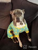 img 1 attached to Stretchable Yellow Duck Dog And Cat Pajamas For Small Dogs - Soft Material Dog Apparel For Comfy Sleepwear review by Casey Vance