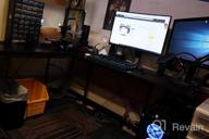 img 1 attached to 66" L Shaped Computer Desk With Storage Shelves | Corner Gaming & Writing Workstation | Modern Wooden Office Desk W/ Wood & Metal Frame - Coleshome review by Darren Munajj