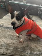 img 1 attached to Waterproof Reflective Winter Dog Jacket With Reversible Stormguard, Windproof Coat For Cold Weather, Warm Coat Vest For Small, Medium, Large Dogs - Red (Size S) By MIGOHI review by Victor Ewing