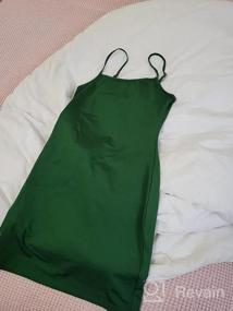 img 6 attached to Sexy Spaghetti Strap Tank Dress: LCNBA Basic Backless Bodycon Club Party Mini Dress