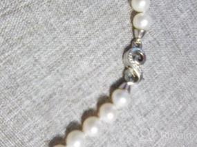 img 6 attached to Stunning Freshwater Pearl Strand Necklace: All Shapes, Sizes And Clasp For Women'S Jewelry Collection