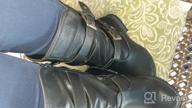 img 1 attached to Stylish Biker Boots For Women - GlobalWin Mid-Calf Dress Boots review by Brandon Henry