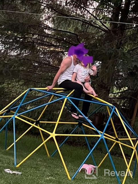 img 1 attached to Zupapa Dome Climber, 6FT Jungle Gym, Outdoor & Indoor Climbing Dome With 750LBS Weight Capability, Suitable For 1-6 Kids Climbing Frame review by Bobby Lawson