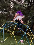 картинка 1 прикреплена к отзыву Zupapa Dome Climber, 6FT Jungle Gym, Outdoor & Indoor Climbing Dome With 750LBS Weight Capability, Suitable For 1-6 Kids Climbing Frame от Bobby Lawson
