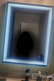img 7 attached to Transform Your Bathroom With Keonjinn'S LED Mirror - 36X36 Inches, Adjustable Lights, Anti-Fog, Wall Mounted, And Perfect For Makeup - Horizontal/Vertical