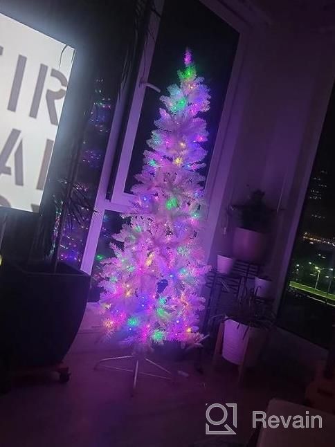 img 1 attached to BrizLabs Christmas String Lights, 270Ft 800 LED Warm White & Multicolor Color Changing Christmas Lights With Remote Timer, 11 Modes Xmas Tree Twinkle Fairy Lights For Party Indoor Xmas Tree Decor review by Alex Gilbert