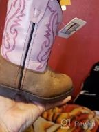 img 1 attached to Smoky Mountain Boots: Hopalong Series Toddler Western Boot with U-Toe Leather, TPR Sole, Walking Heel, Man-Made Lining, and Distressed Design review by Stephen Lunn