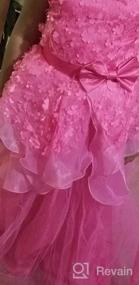 img 6 attached to Потрясающие платья для девочек NNJXD Принцессы на конкурсе красоты - без рукавов, с вышивкой, для детского бала