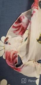 img 5 attached to Adorable Toddler Girls Flower Print Ruffles Princess Dress - KMBANGI Sundress Clothes Outfit