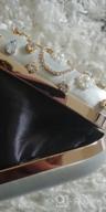 img 1 attached to Tanpell Crystal Beaded Wedding Clutch For Women: Elegant Evening Bag Purse review by Jerome Turner