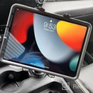 img 1 attached to ARKON Tablet Mount For Car Cup Holder, Compatible With Apple IPad Air 2, IPad Pro, IPad 4/3/2 - Black (TABRM023) - Enhanced SEO review by Charley Prz