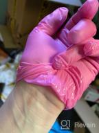 img 1 attached to Gloves Wally Plastic nitrile, 50 pairs, size S, color blue review by Ewa Poncyliusz ᠌