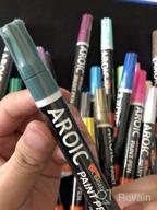 img 1 attached to Get Creative With AROIC'S 48 Pack Paint Pens - Write On Any Surface With Ease! review by Mike Barnett