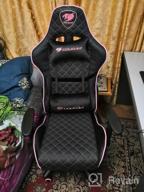 img 2 attached to Computer chair COUGAR ARMOR One EVA gaming chair, upholstery: imitation leather, color: black/pink review by Mateusz Boguszewski ᠌