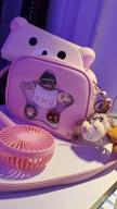 img 1 attached to Small Cat Ita Bag Crossbody Purse With Insert - STEAMEDBUN Pin Display review by Jen Aus