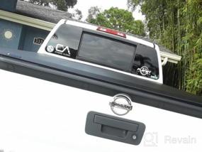 img 8 attached to MaxMate Soft Roll-Up Truck Bed Tonneau Cover Совместимость с 2004-2015 Nissan Titan 5.5' Bed TCN169032 Vinyl