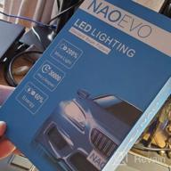 img 1 attached to NAOEVO H11B LED Headlight Bulb, 60W 6400LM 6500K White Super Bright Conversion Kit With Extension Cable review by Brad Collins