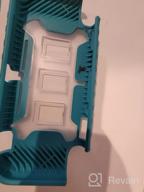 img 1 attached to Nintendo Switch Lite Protective Case, KIWIHOME Portable Cover Grip Case Only For Nintendo Switch Lite With Comfortable Grip & Game Card Slots (Turquoise) review by Lawrence Feldman