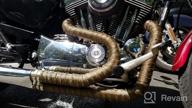 картинка 1 прикреплена к отзыву 50' Titanium Exhaust Heat Wrap Roll For Motorcycle Fiberglass Heat Shield Tape With Stainless Ties By LEDAUT 2 от Mike Pearson